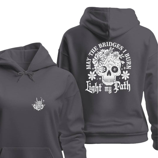 Hoodie Charcoal / S MAY THE BRIDGES I BURN HOODIE