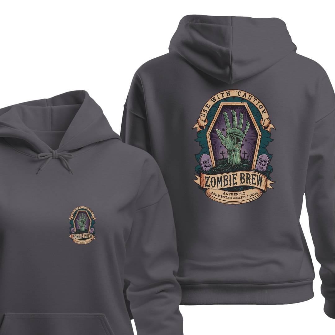 Hoodie Charcoal / S ZOMBIE BREW HOODIE