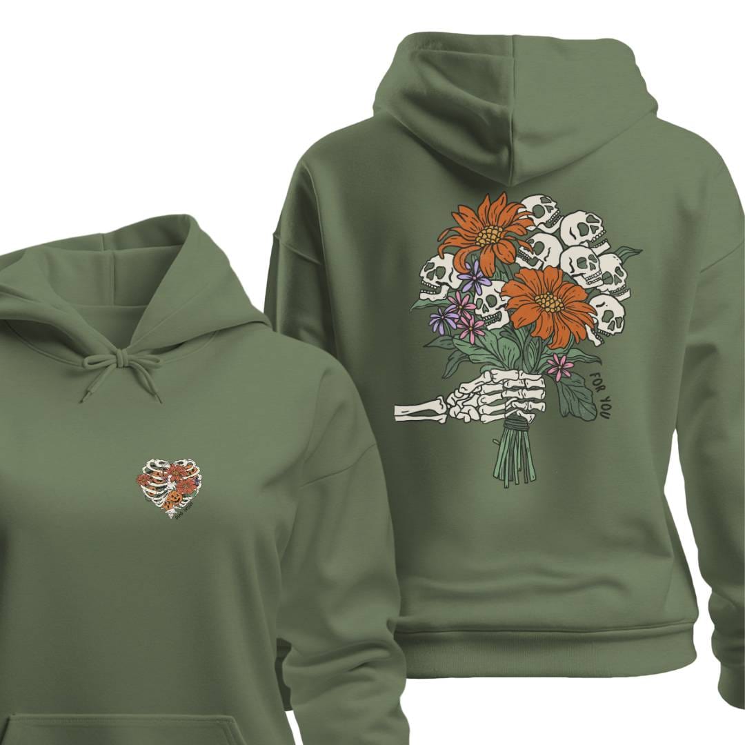 Hoodie Military Green / S Dead Inside Hoodie