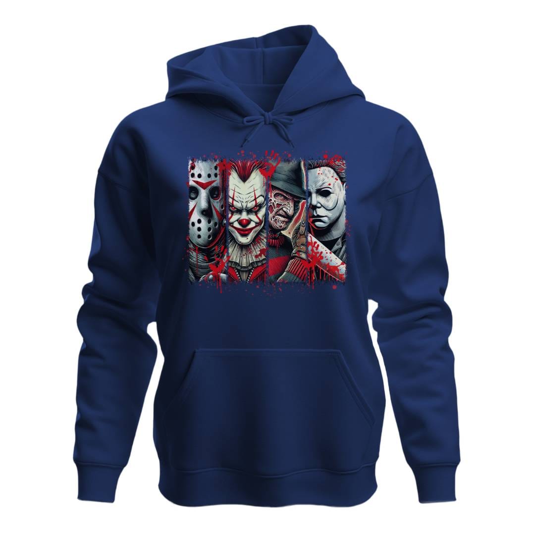 Hoodie Navy / S HORROR QUARTET HOODIE