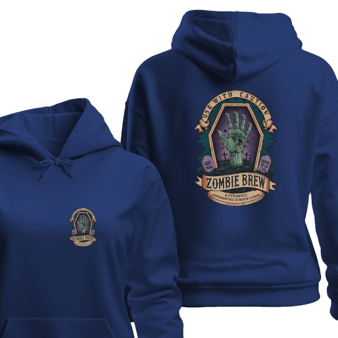 Hoodie Navy / S ZOMBIE BREW HOODIE