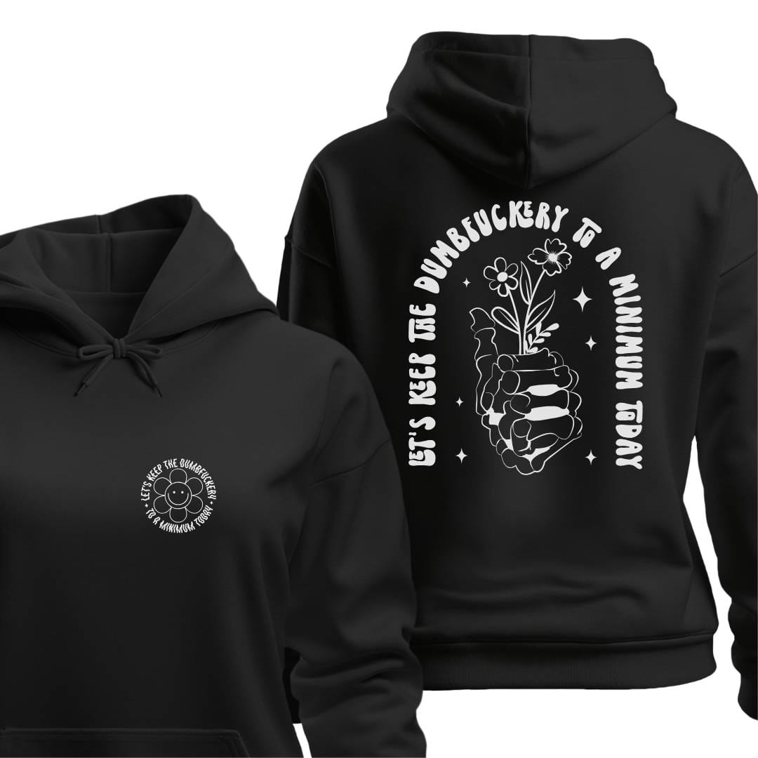Hoodie Black / S DUMBF*CKERY HOODIE