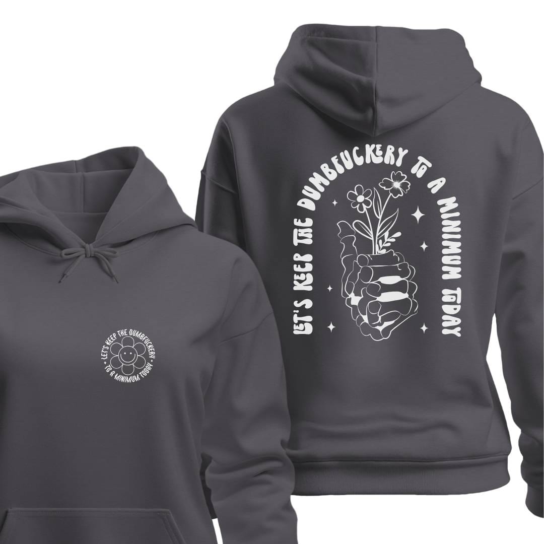 Hoodie Charcoal / S DUMBF*CKERY HOODIE