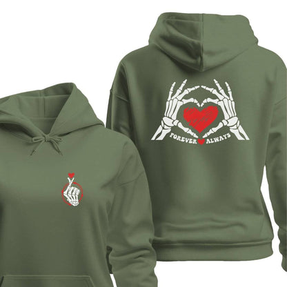 Hoodie Military Green / S FOREVER ALWAYS HOODIE