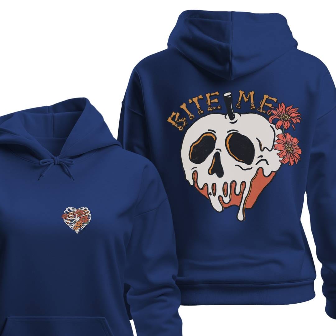 Hoodie Navy / S Bite Me Hoodie