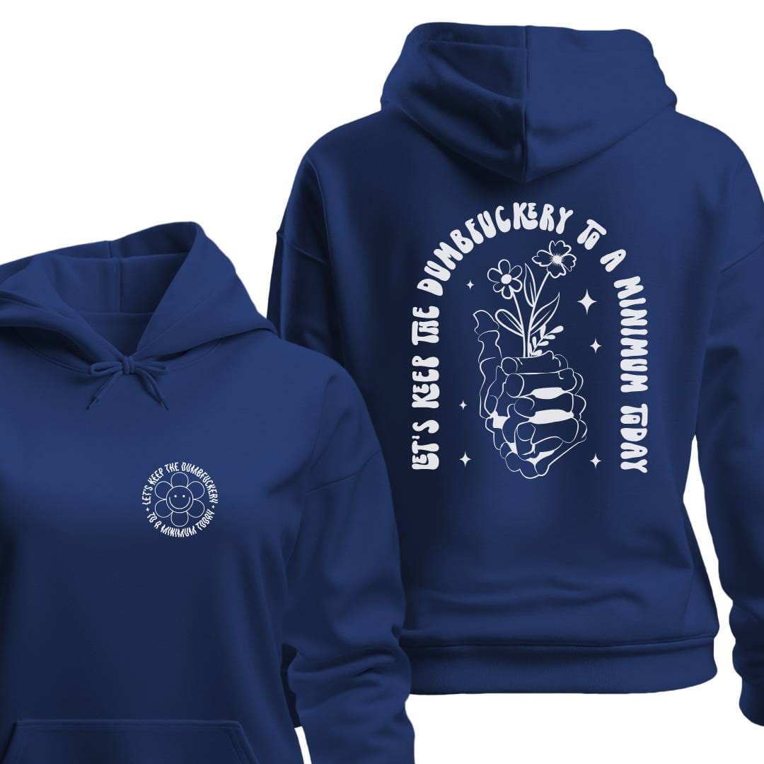 Hoodie Navy / S DUMBF*CKERY HOODIE