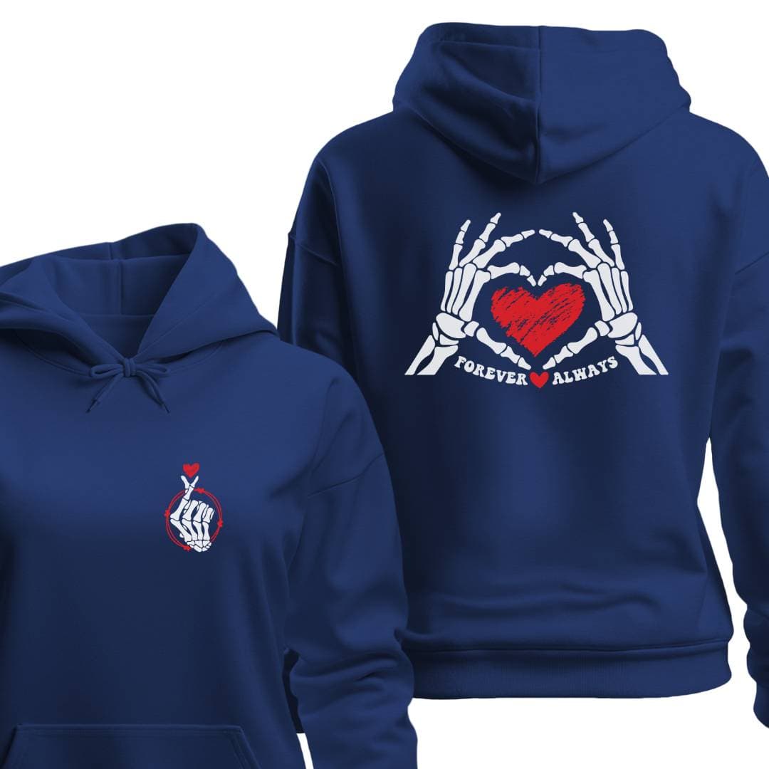 Hoodie Navy / S FOREVER ALWAYS HOODIE