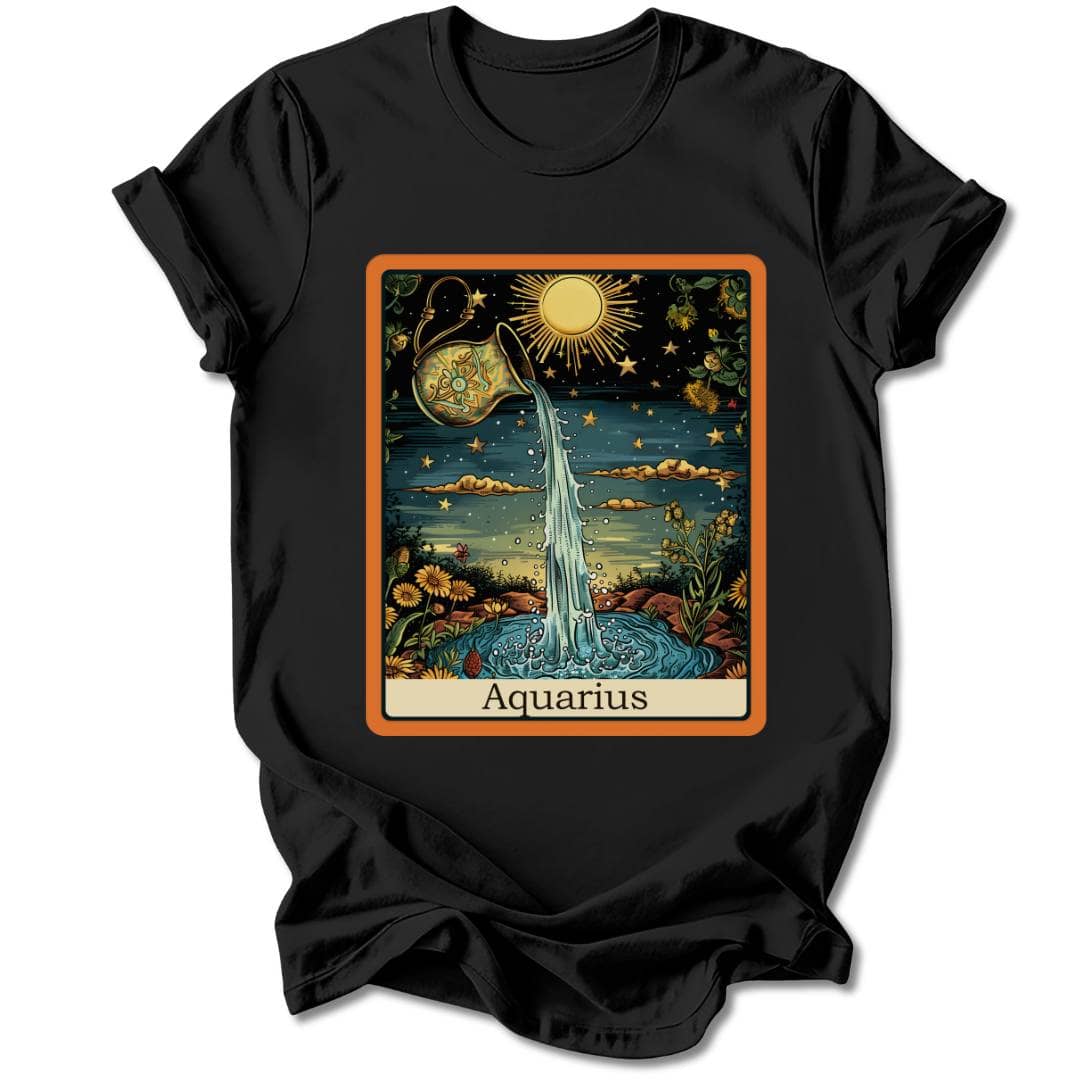 T-Shirt Black / S AQUARIUS T-SHIRT