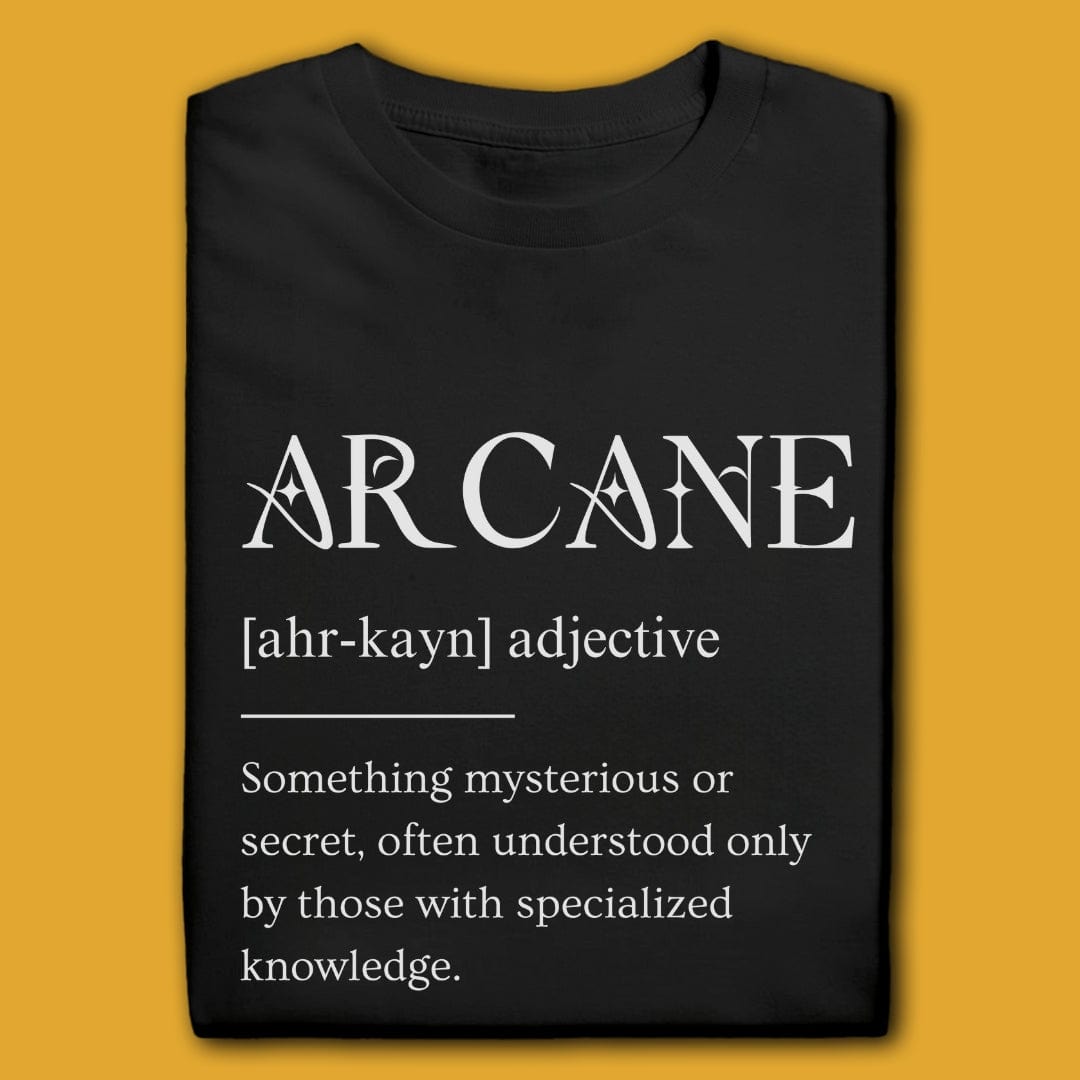 T-Shirt Black / S ARCANE DEFINITION T-SHIRT