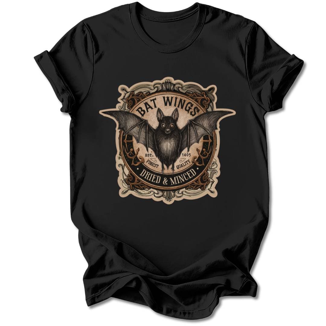 T-Shirt Black / S BAT WINGS T-SHIRT