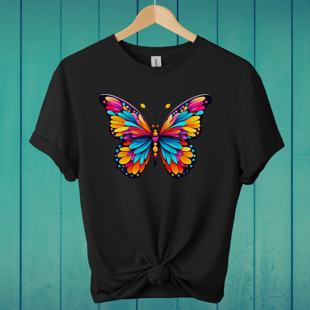 T-Shirt Black / S Bright Butterfly T-Shirt