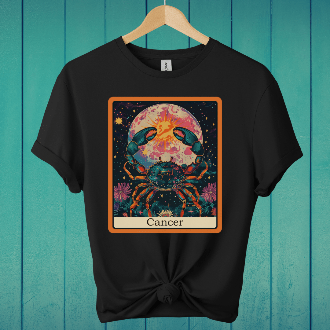 T-Shirt Black / S Cancer Tarot T-Shirt