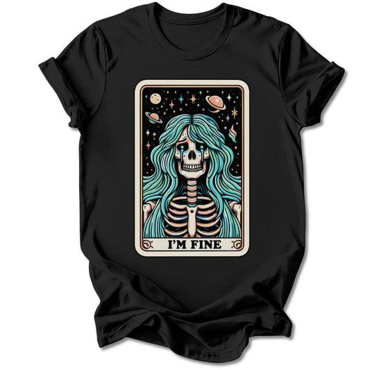 T-Shirt Black / S I'M FINE T-SHIRT