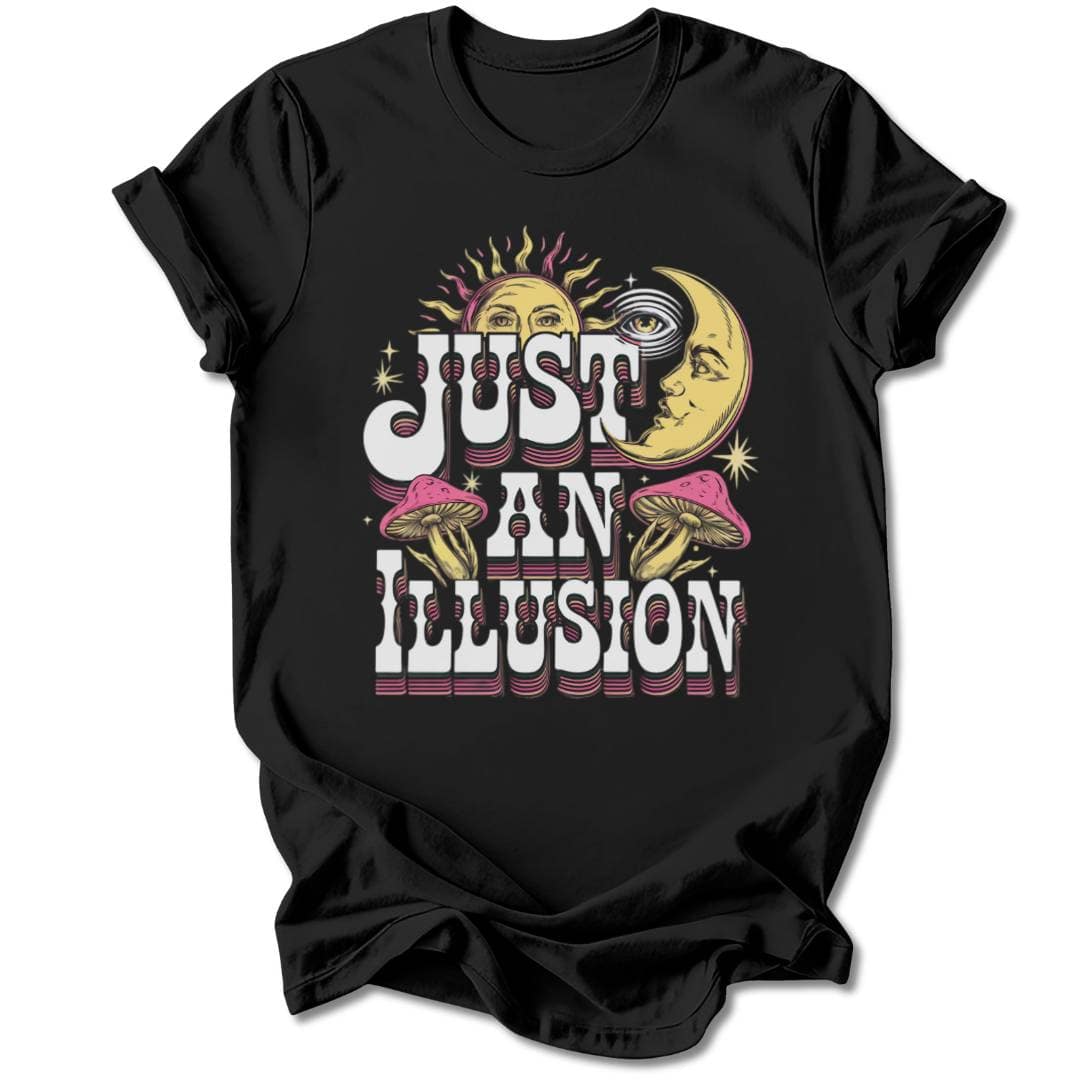 T-Shirt Black / S JUST AN ILLUSION T-SHIRT