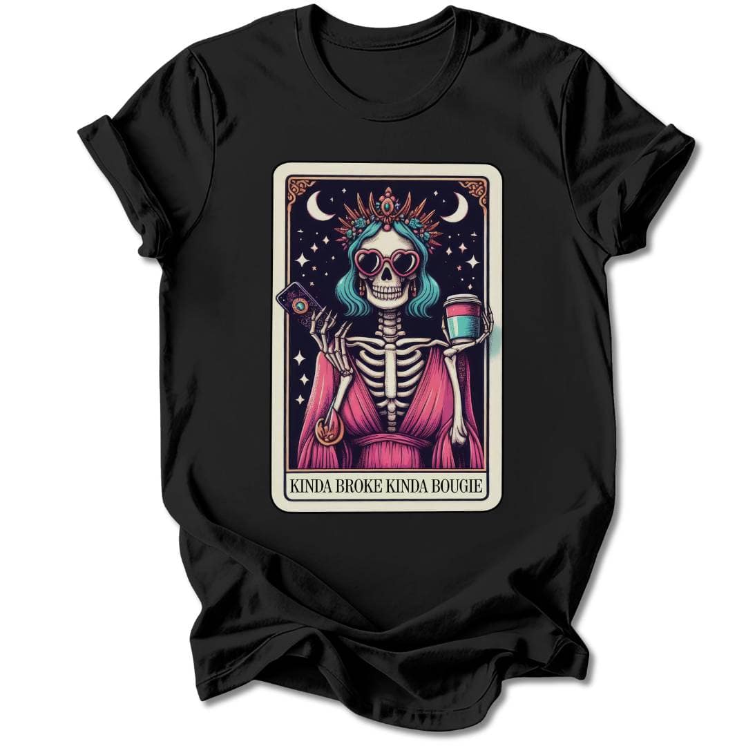 T-Shirt Black / S KINDA BROKE, KINDA BOUGIE T-SHIRT