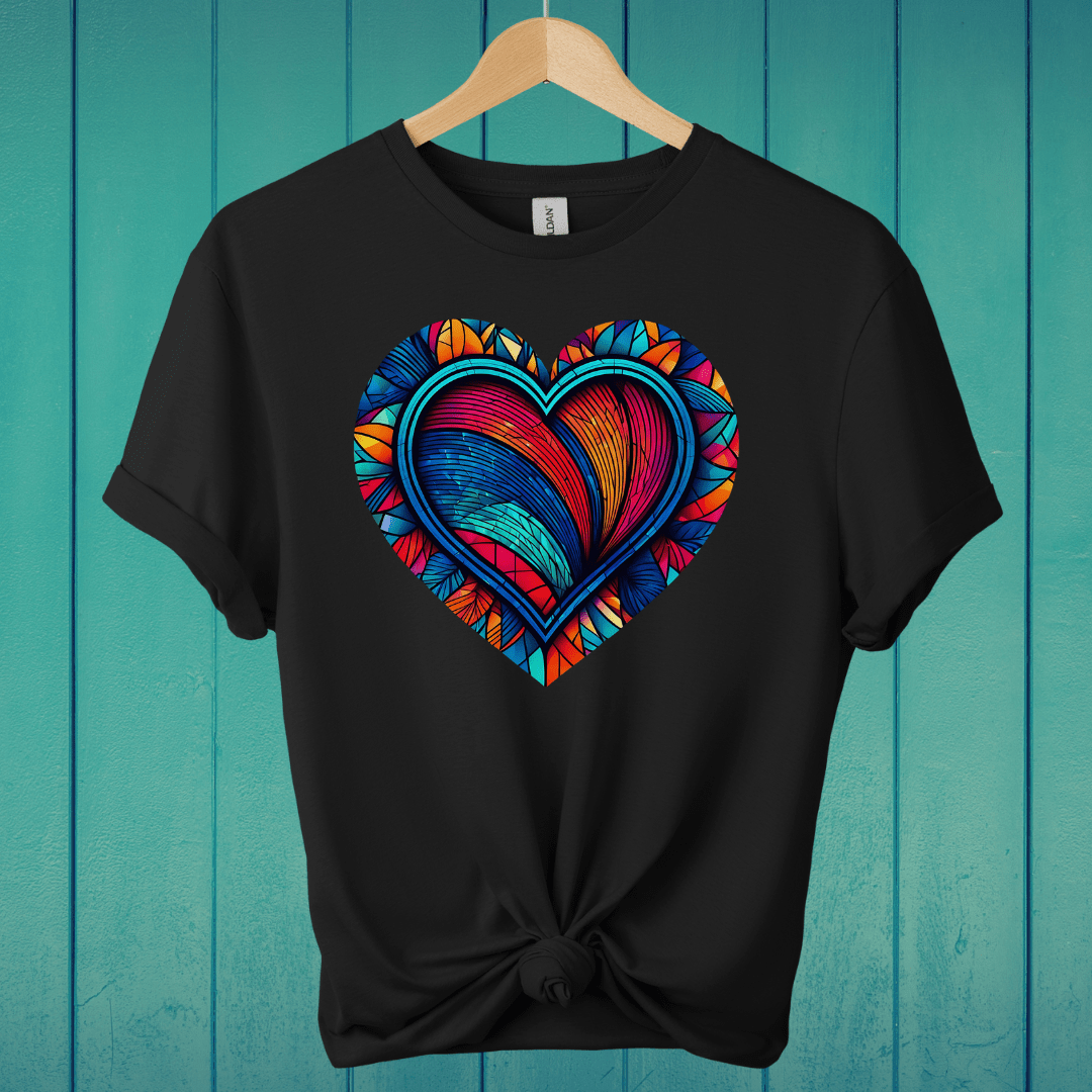 T-Shirt Black / S Modern Heart T-Shirt