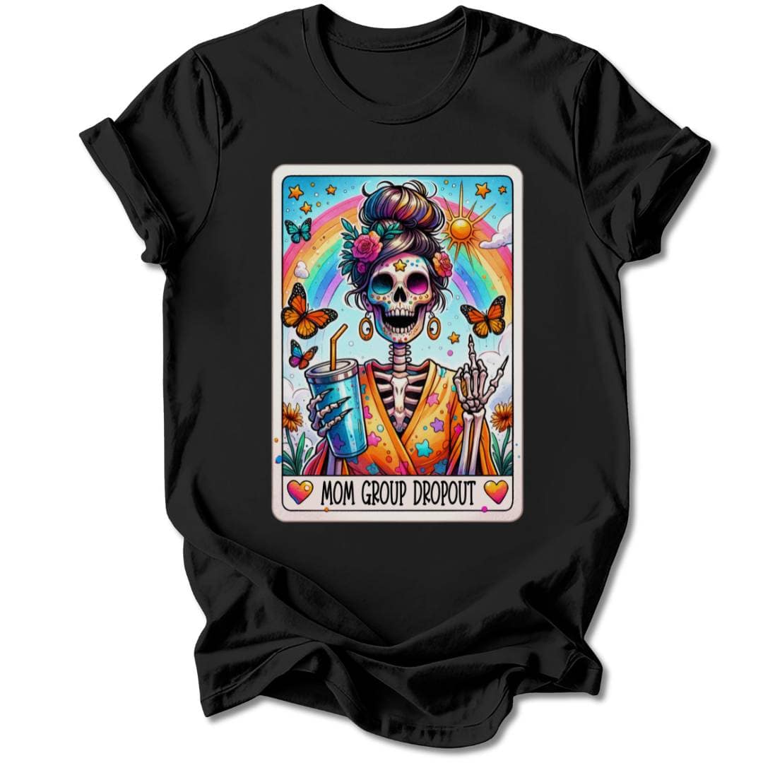 T-Shirt Black / S MOM GROUP DROPOUT T-SHIRT
