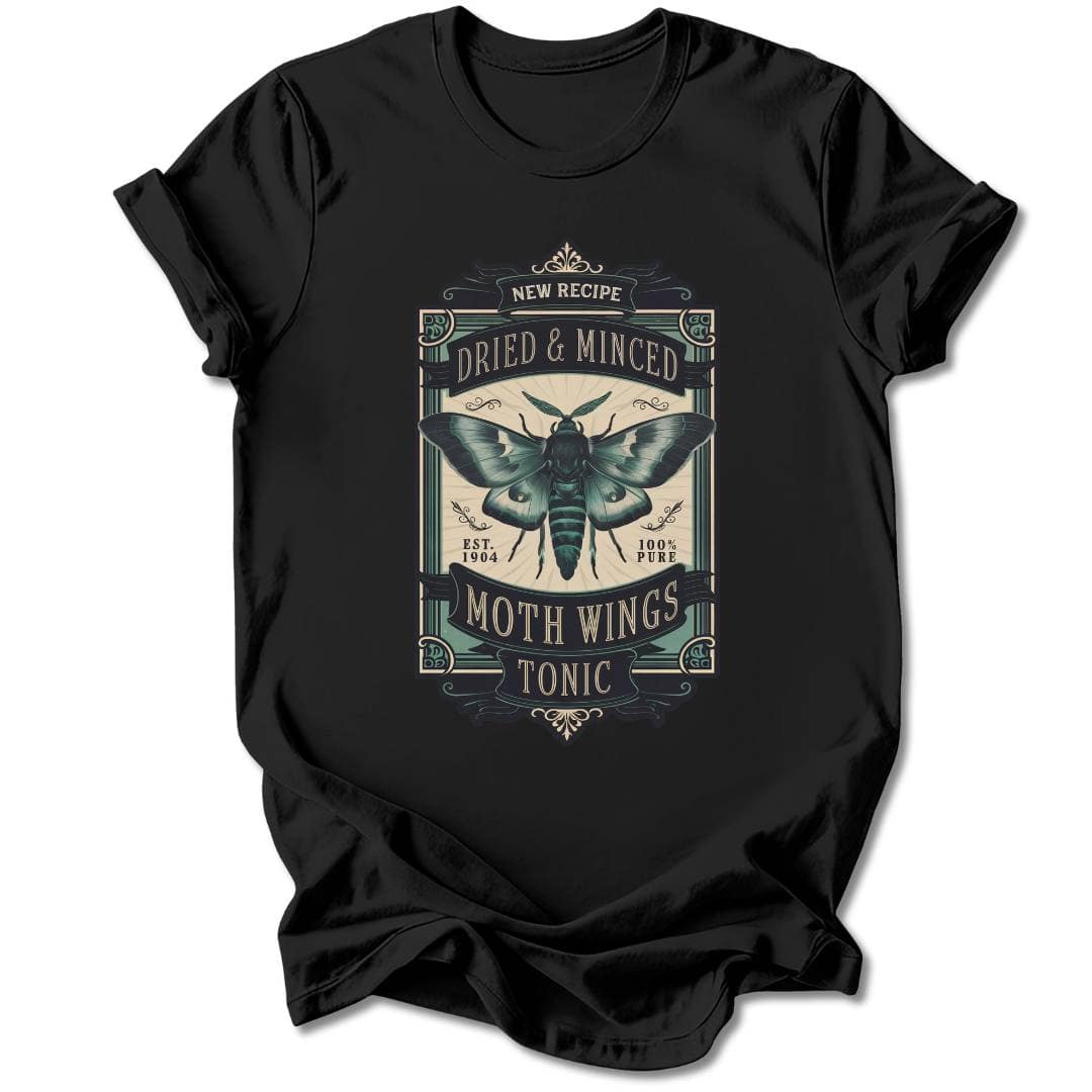T-Shirt Black / S MOTH WINGS T-SHIRT
