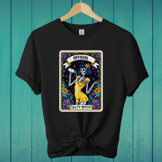 T-Shirt Black / S Official Salty Bitch Tarot T-Shirt