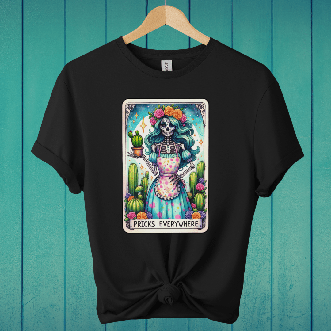 T-Shirt Black / S Pricks Everywhere Tarot T-Shirt