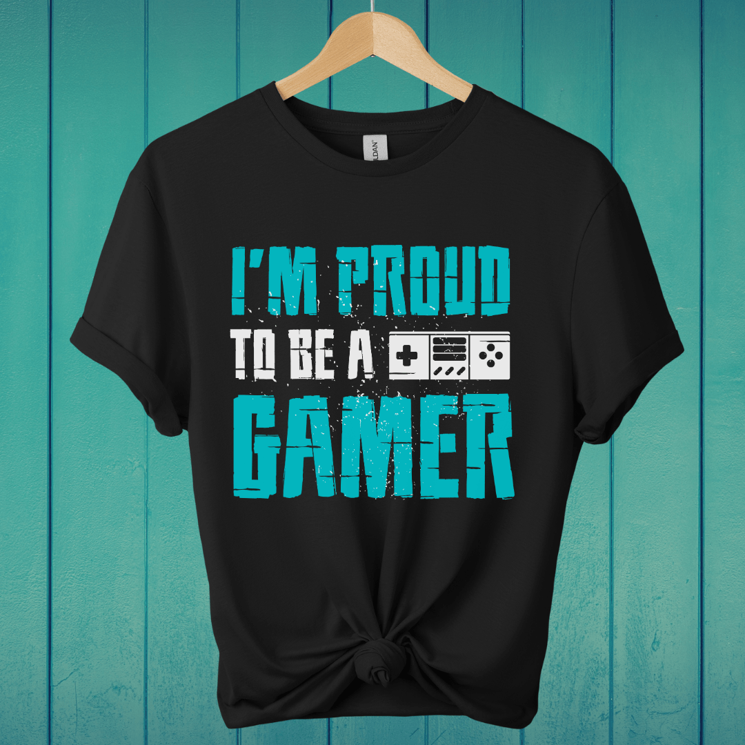 T-Shirt Black / S Proud To Be A Gamer T-Shirt