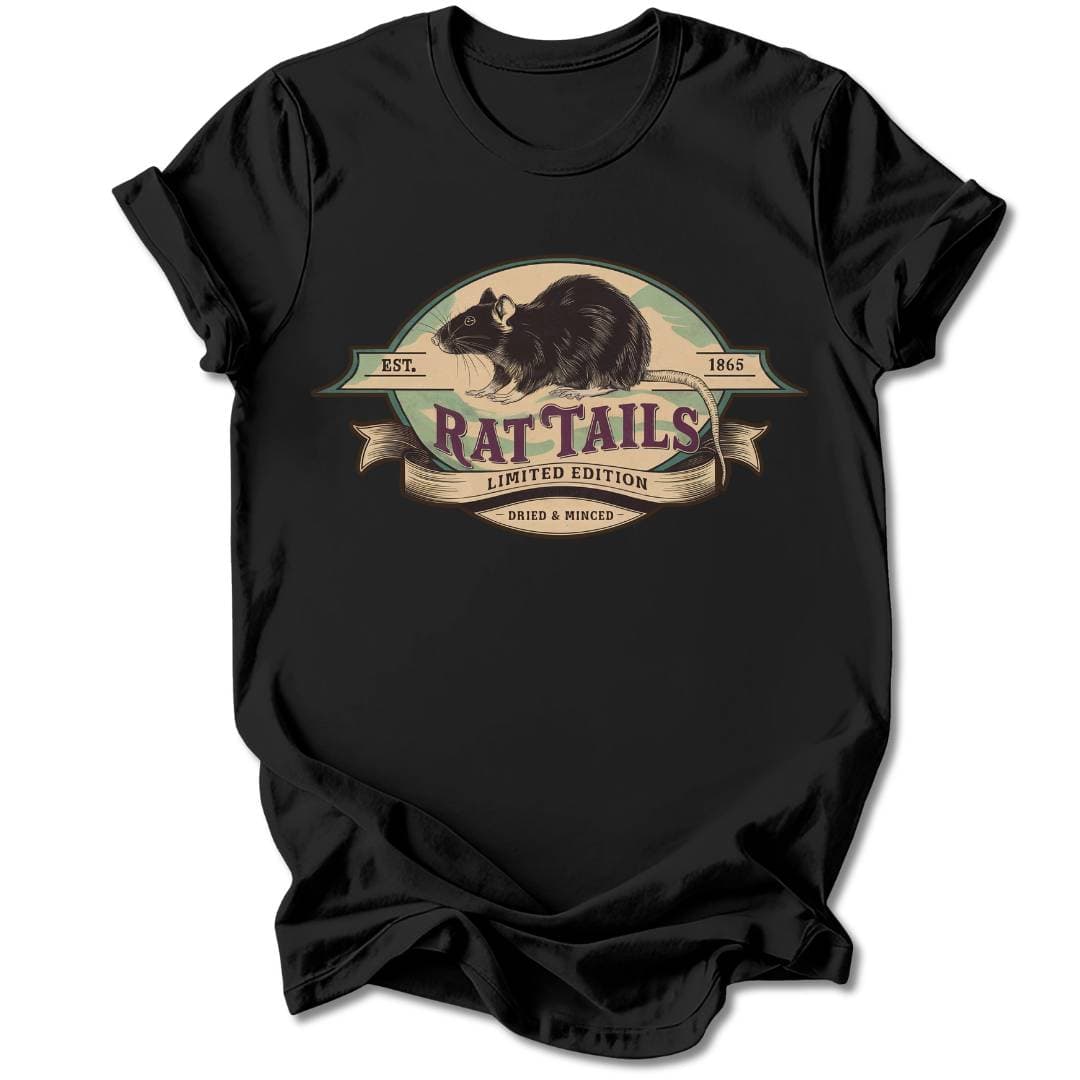 T-Shirt Black / S RAT TAILS T-SHIRT