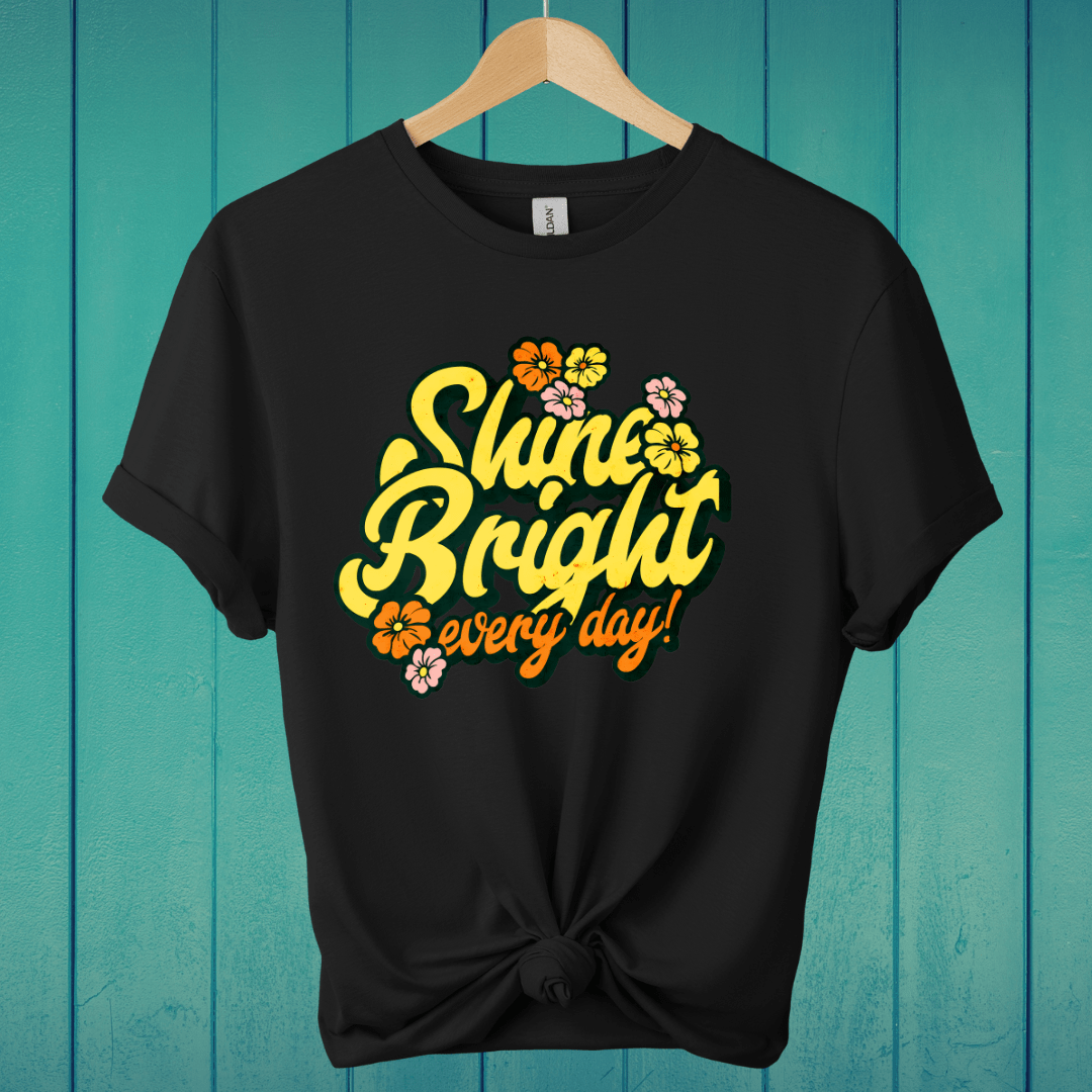 T-Shirt Black / S Shine Bright Everyday T-Shirt