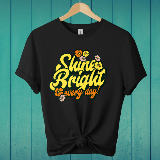 T-Shirt Black / S Shine Bright Everyday T-Shirt