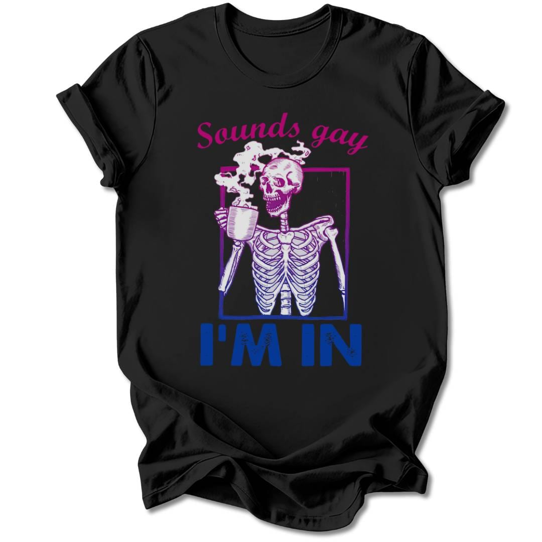 T-Shirt Black / S SOUNDS GAY T-SHIRT
