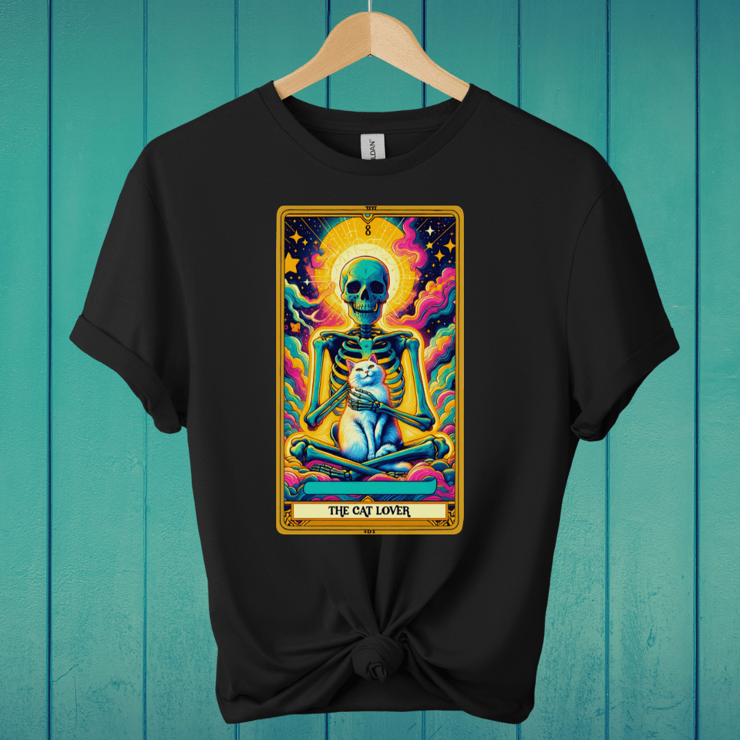 T-Shirt Black / S The Cat Lover Tarot T-Shirt