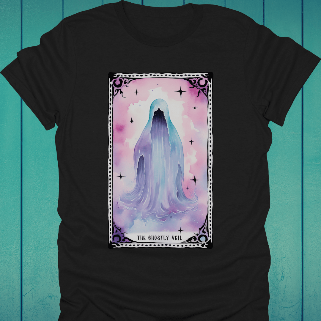 T-Shirt Black / S The Ghostly Veil Tarot T-Shirt