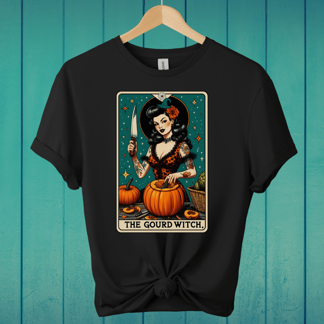 T-Shirt Black / S The Gourd Witch Tarot T-Shirt