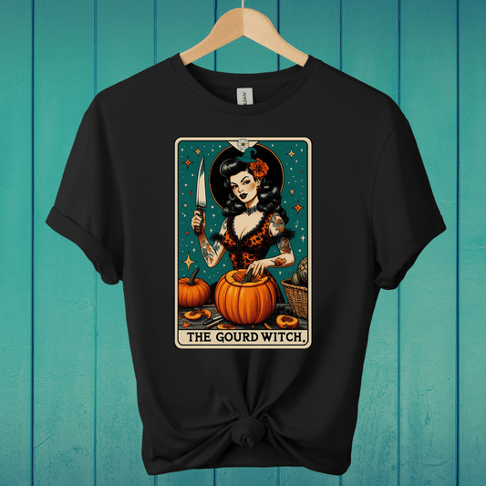 T-Shirt Black / S The Gourd Witch Tarot T-Shirt