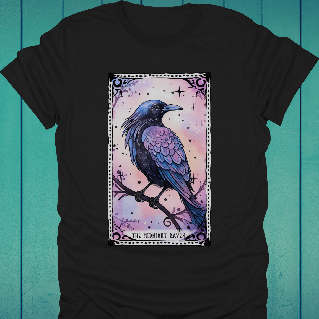 T-Shirt Black / S The Midnight Raven Tarot T-Shirt