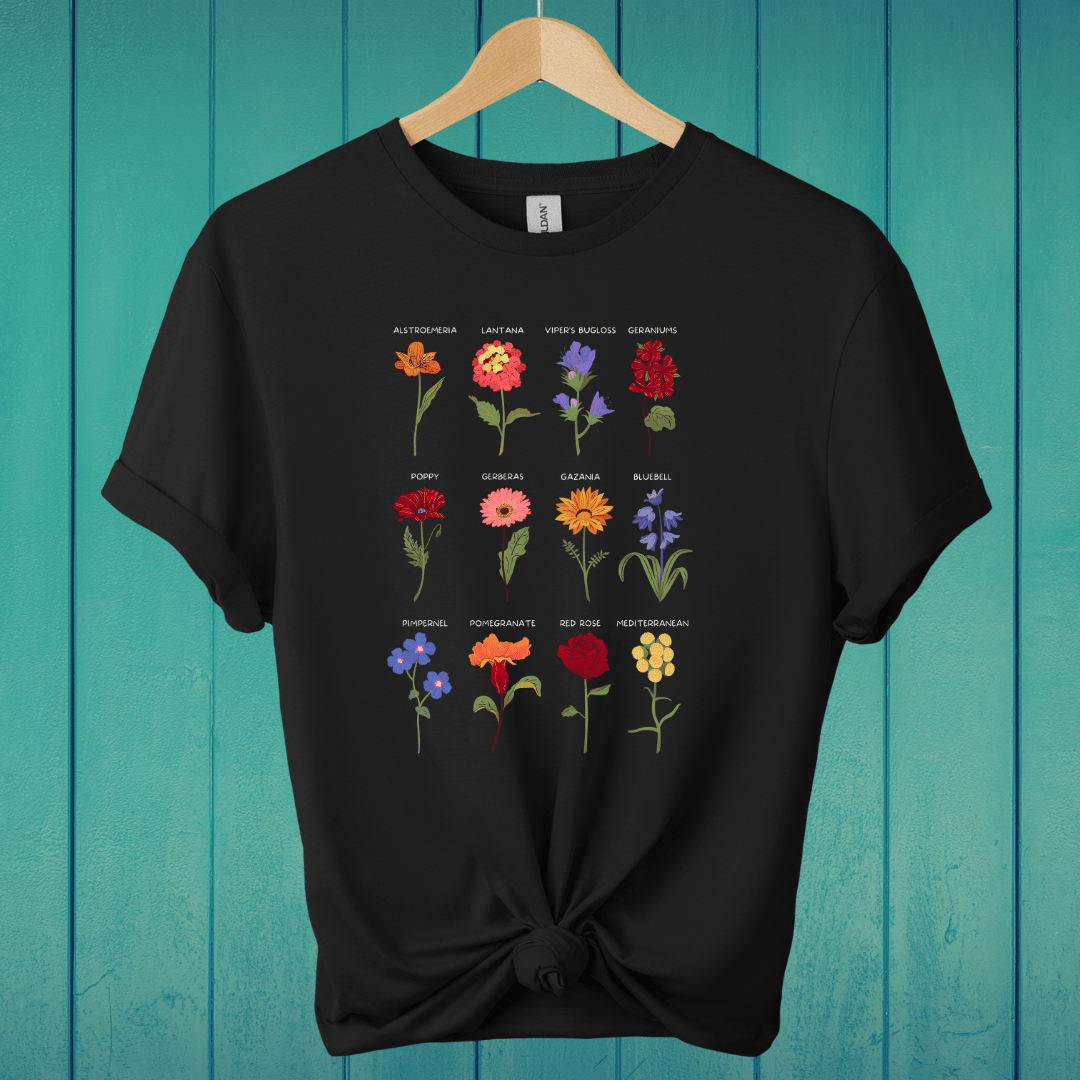 T-Shirt Black / S Wildflowers T-Shirt