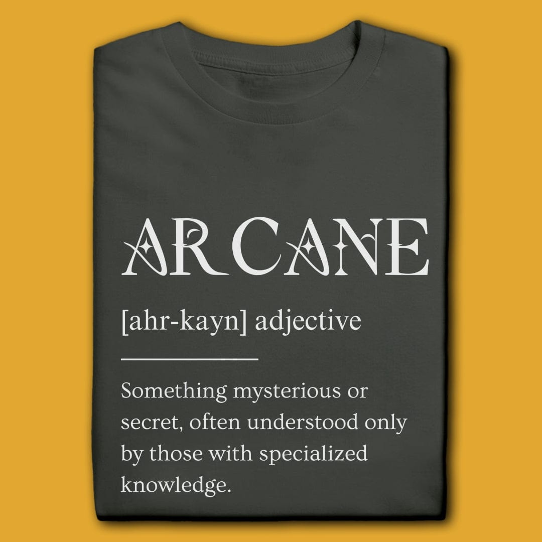 T-Shirt Charcoal / S ARCANE DEFINITION T-SHIRT