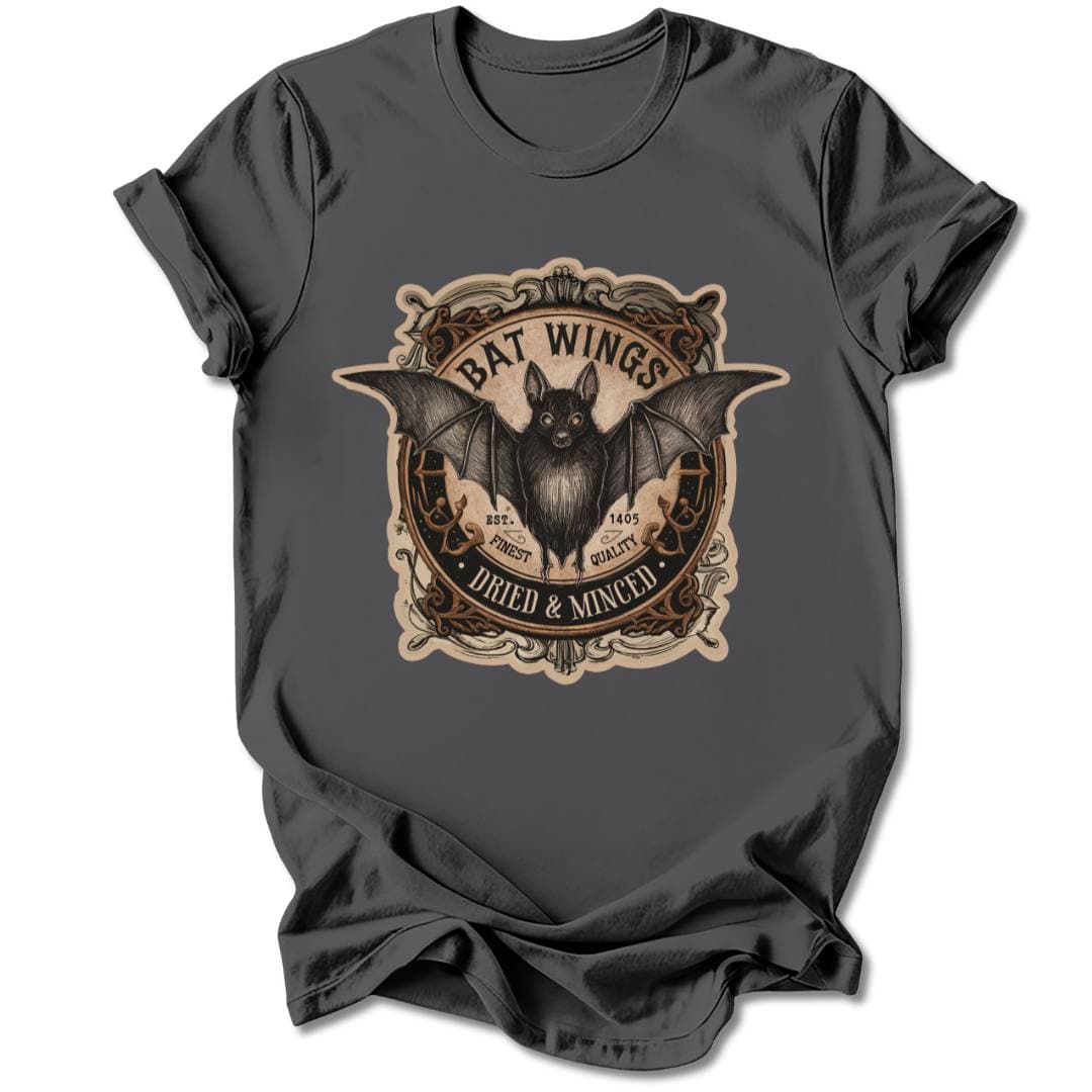 T-Shirt Charcoal / S BAT WINGS T-SHIRT