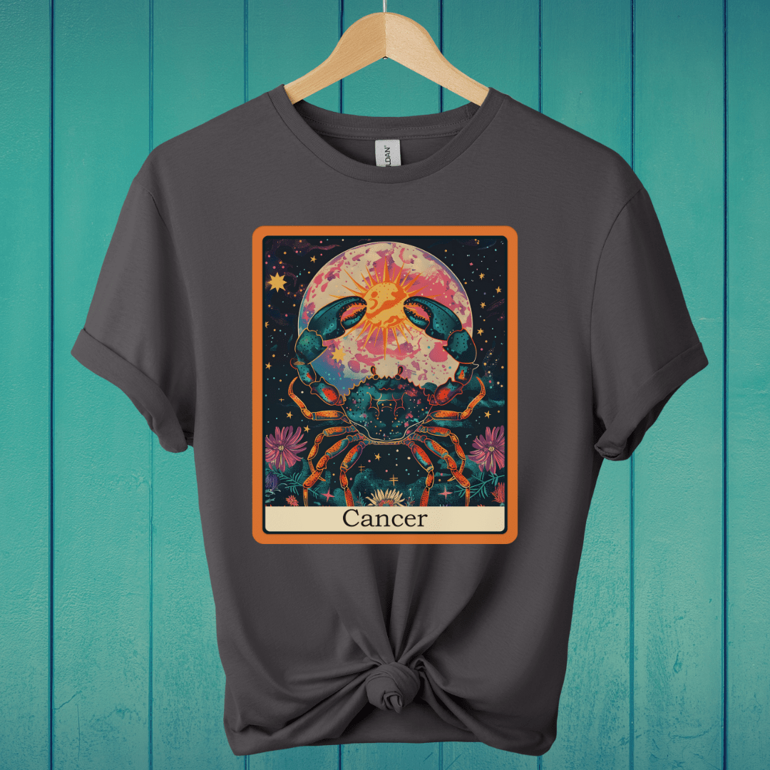 T-Shirt Charcoal / S Cancer Tarot T-Shirt