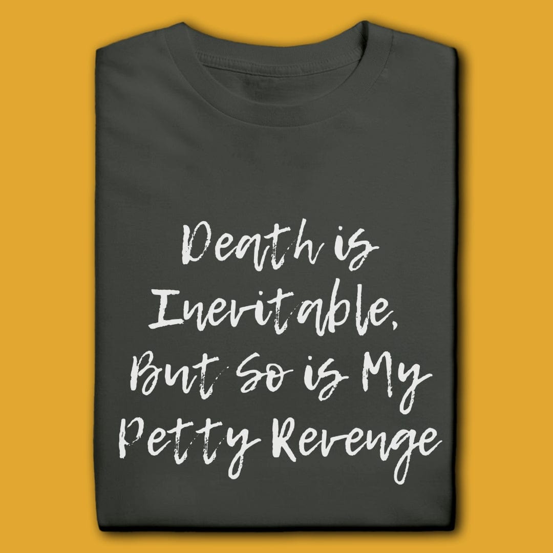 T-Shirt Charcoal / S DEATH IS INEVITABLE T-SHIRT