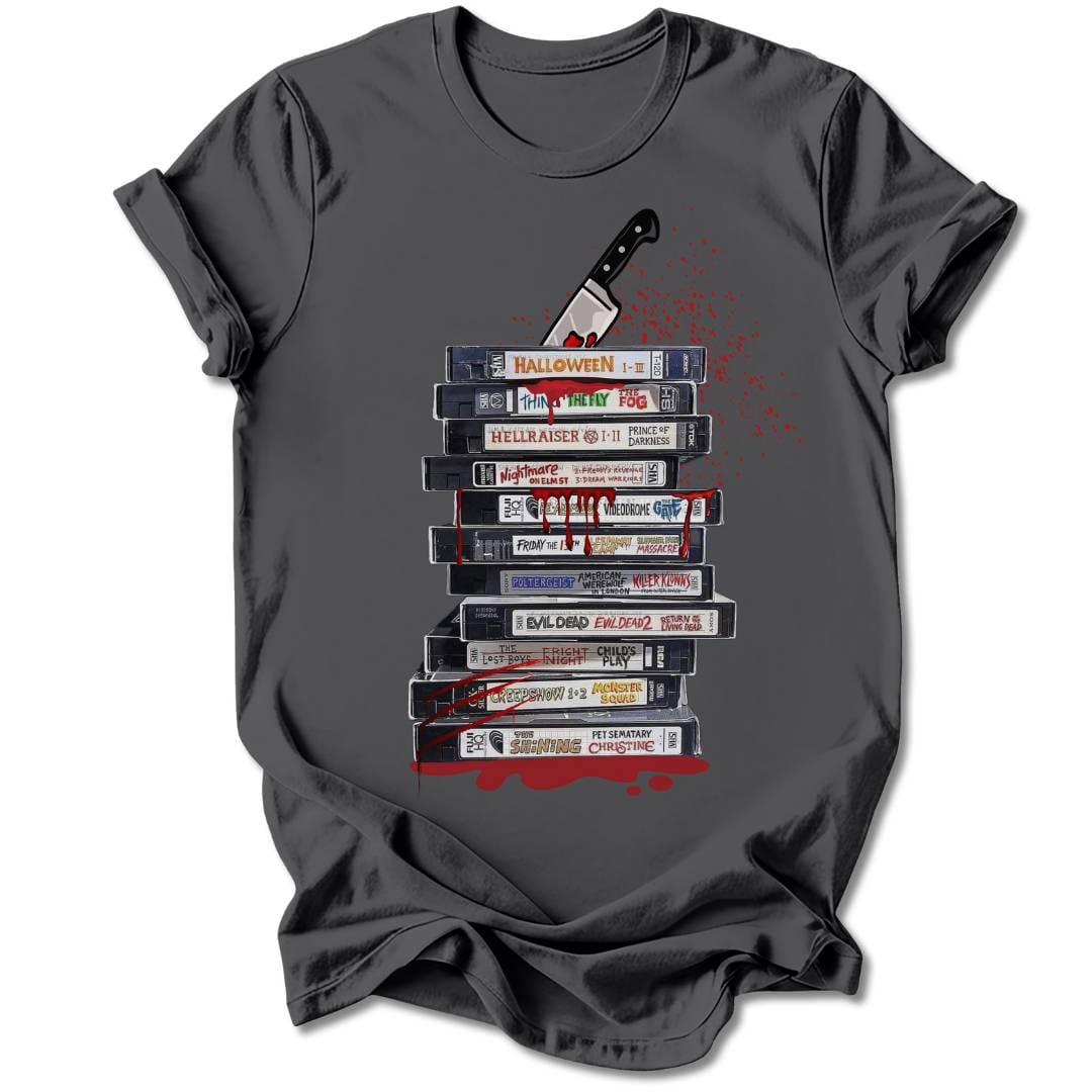 T-Shirt Charcoal / S HORROR VHS T-SHIRT