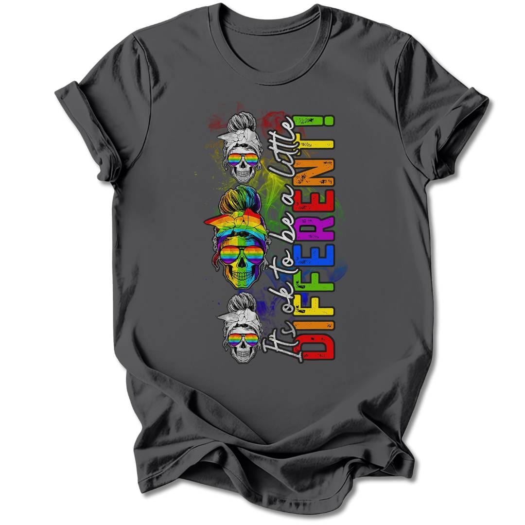 T-Shirt Charcoal / S IT'S OK TO BE DIFFERENT T-SHIRT