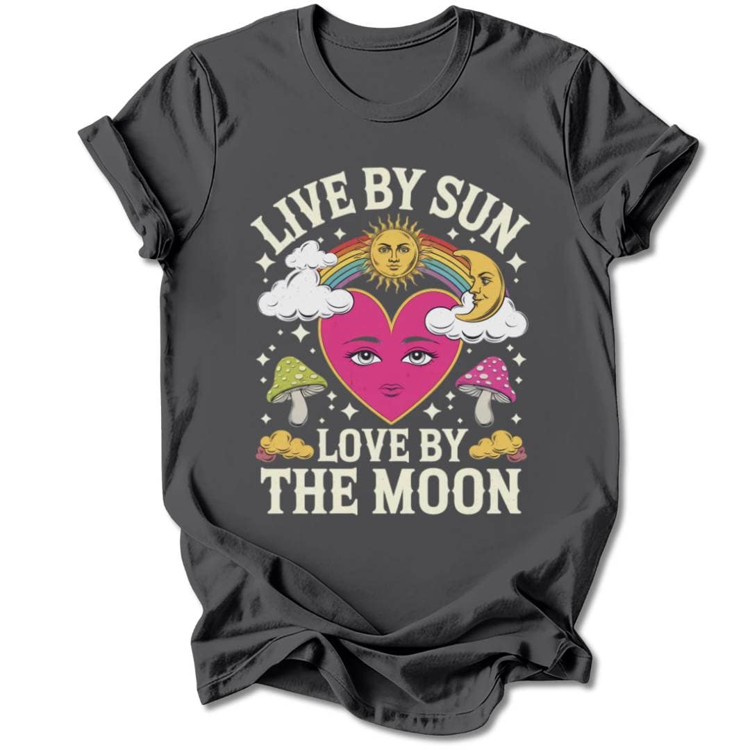 T-Shirt Charcoal / S LIVE BY SUN, LOVE BY THE MOON T-SHIRT