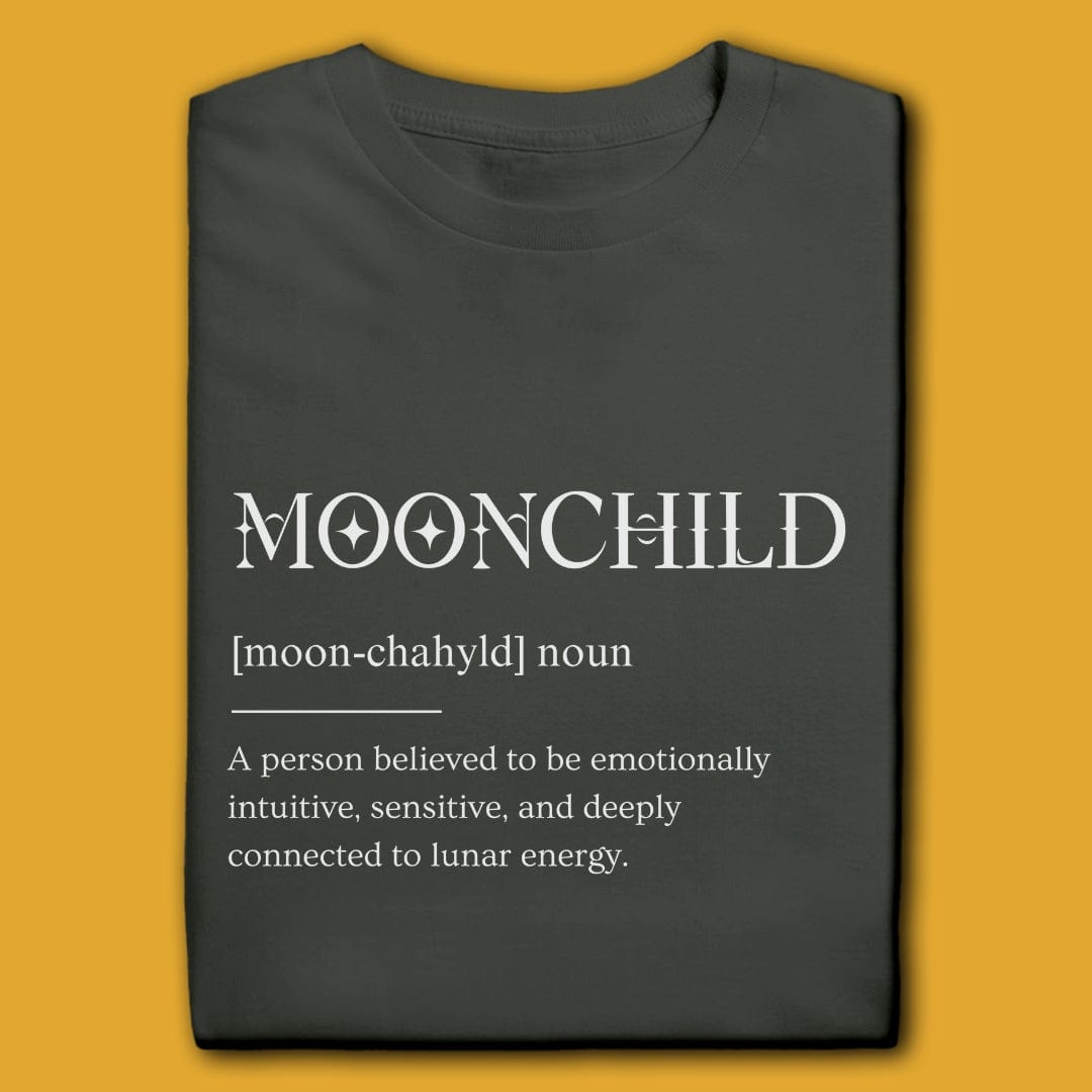 T-Shirt Charcoal / S MOONCHILD DEFINITION T-SHIRT