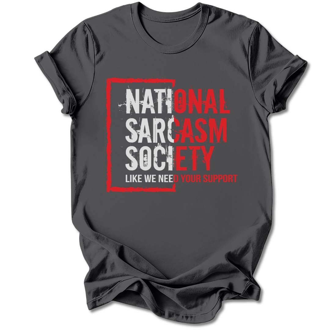 T-Shirt Charcoal / S National Sarcasm Society T-Shirt