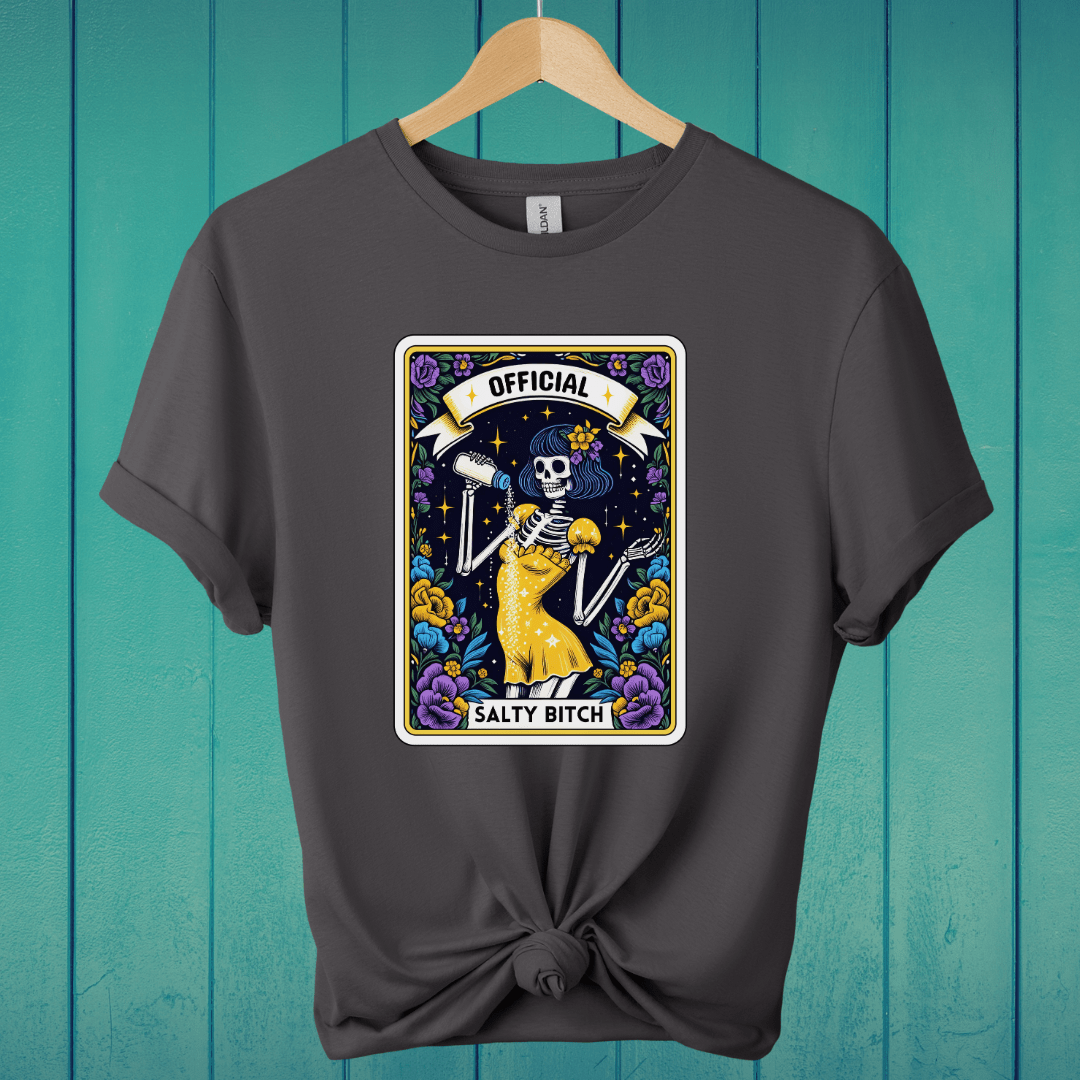 T-Shirt Charcoal / S Official Salty Bitch Tarot T-Shirt