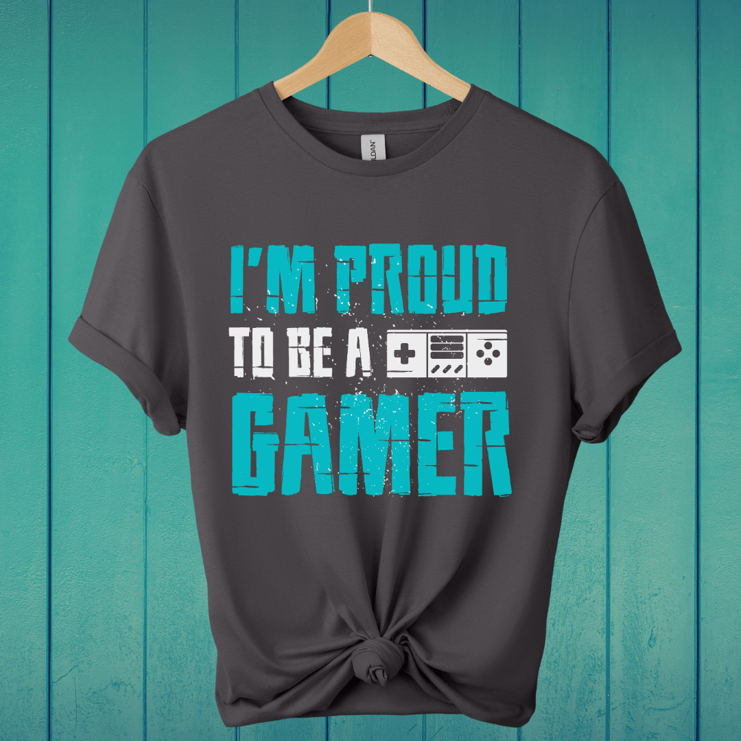 T-Shirt Charcoal / S Proud To Be A Gamer T-Shirt