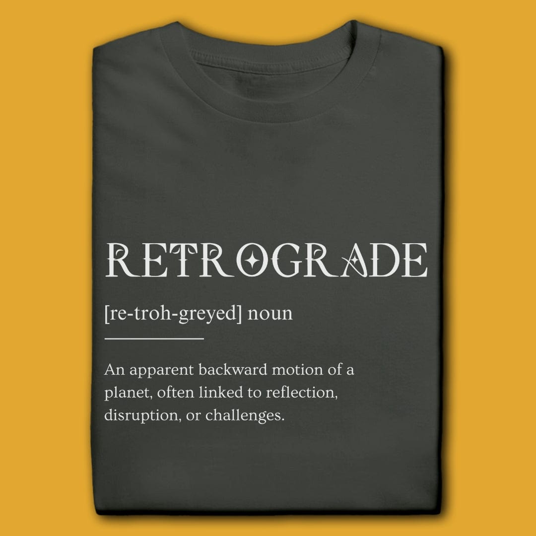 T-Shirt Charcoal / S RETROGRADE DEFINITION T-SHIRT