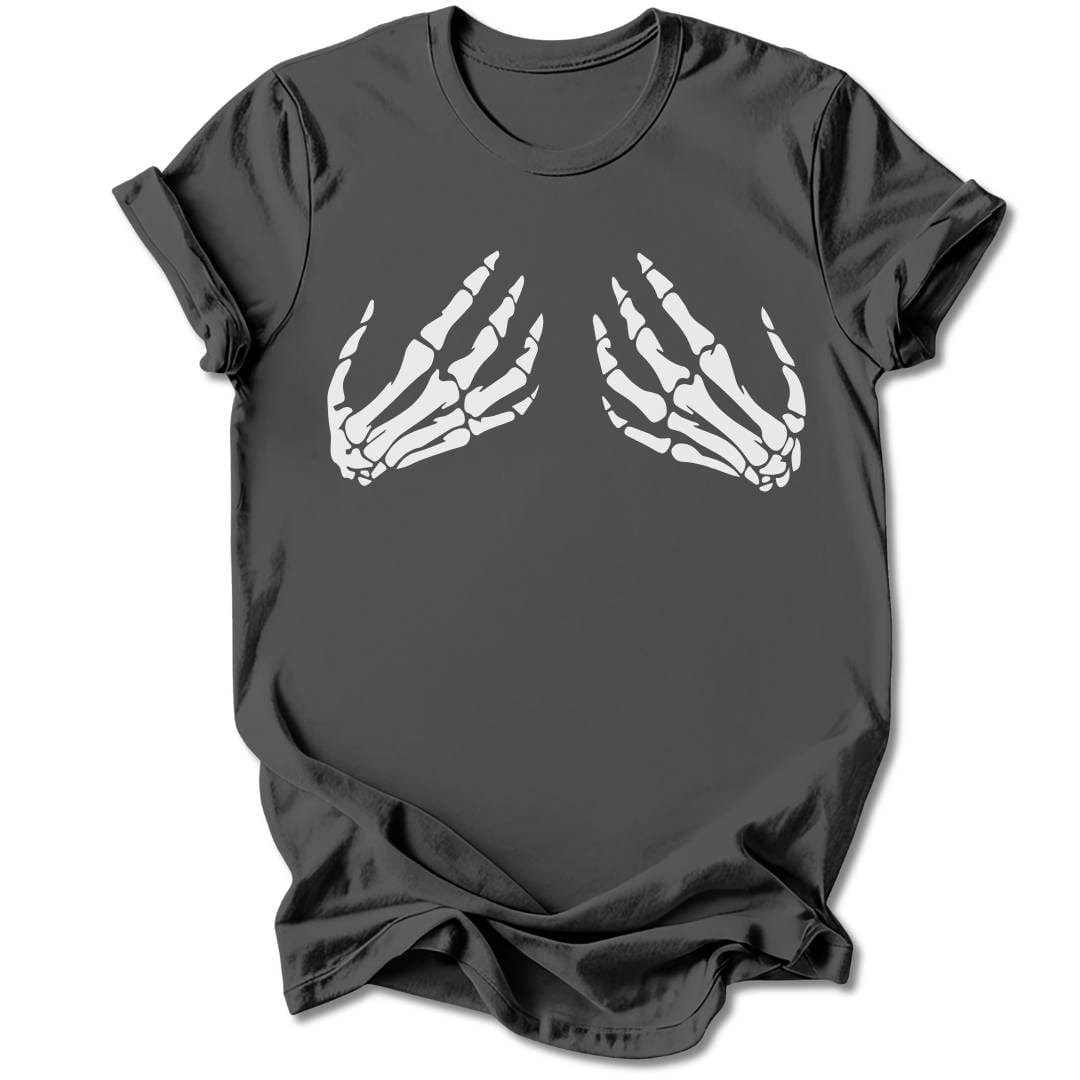 T-Shirt Charcoal / S SKELLY BOOBS T-SHIRT