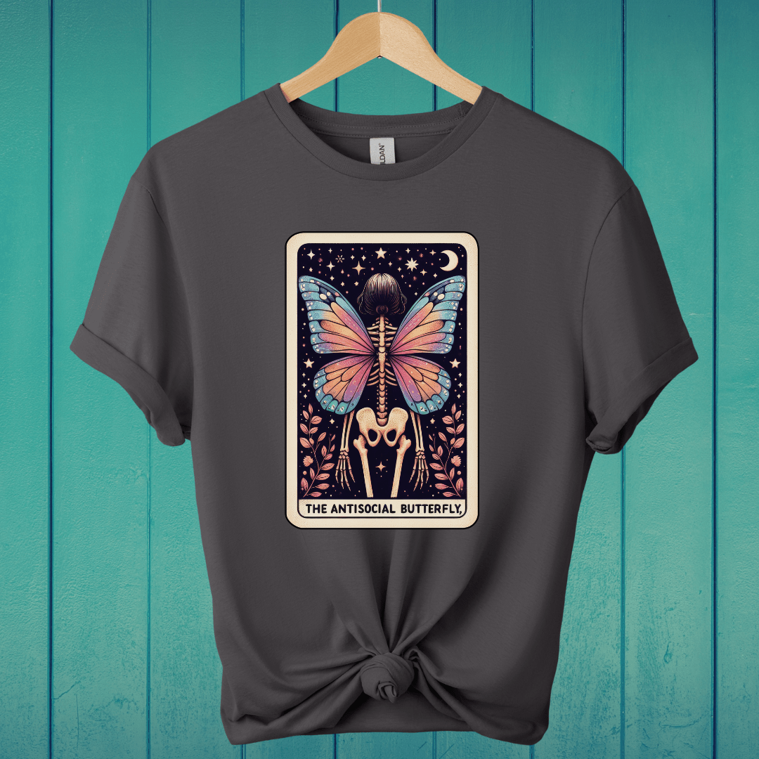 T-Shirt Charcoal / S The Antisocial Butterfly Tarot T-Shirt