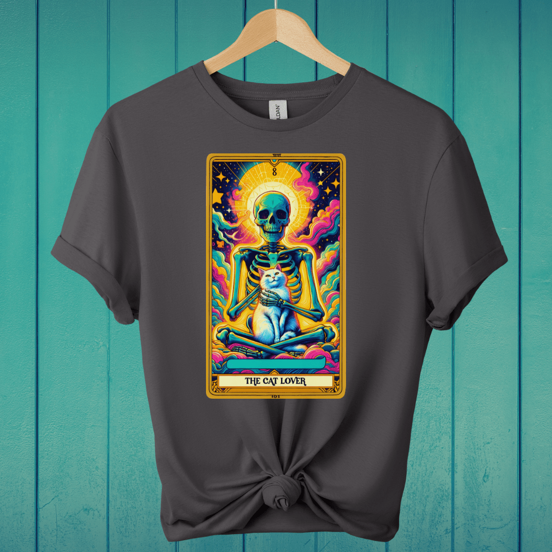 T-Shirt Charcoal / S The Cat Lover Tarot T-Shirt